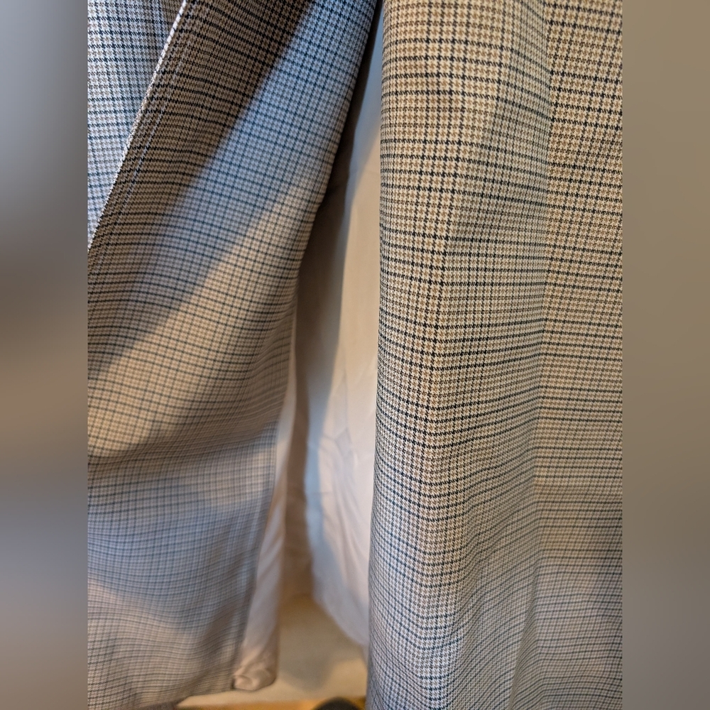 eShakti Full Length Plaid Coat Sz.2X-22W - Picture 9 of 17